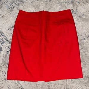 Express red skirt